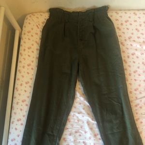 Time and Tru High Waisted Green Pants